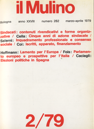 Copertina del fascicolo dell'articolo Sindacati in Italia: iscritti, apparato, finanziamento