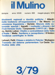 Copertina del fascicolo dell'articolo Passato e presente delle Autonomie speciali